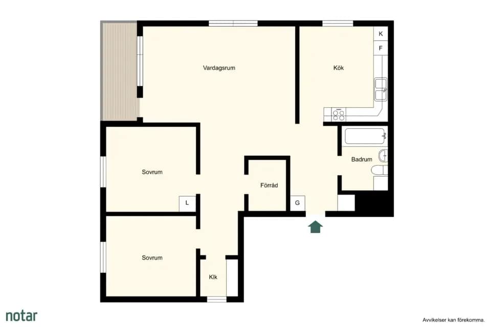 Planritning för Mangårdsvägen 31