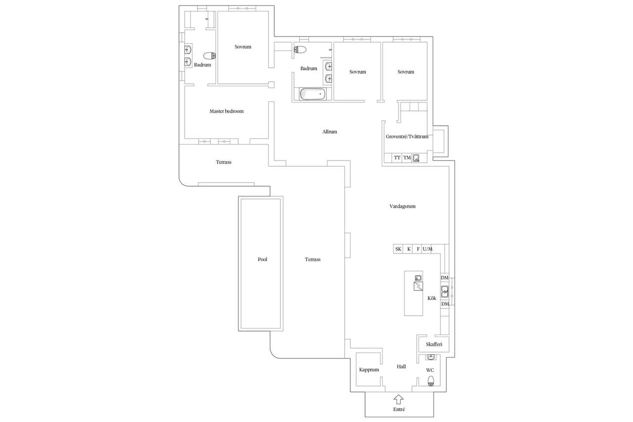 Floor plan for Pilegårdsvägen 9