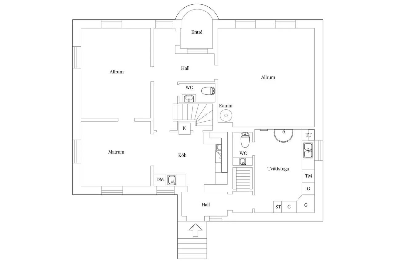 Floor plan for Ravlunda byaväg 8
