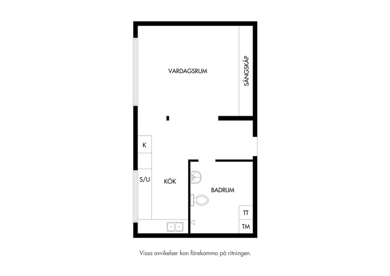 Floor plan for Sadelmakarebyn 7B