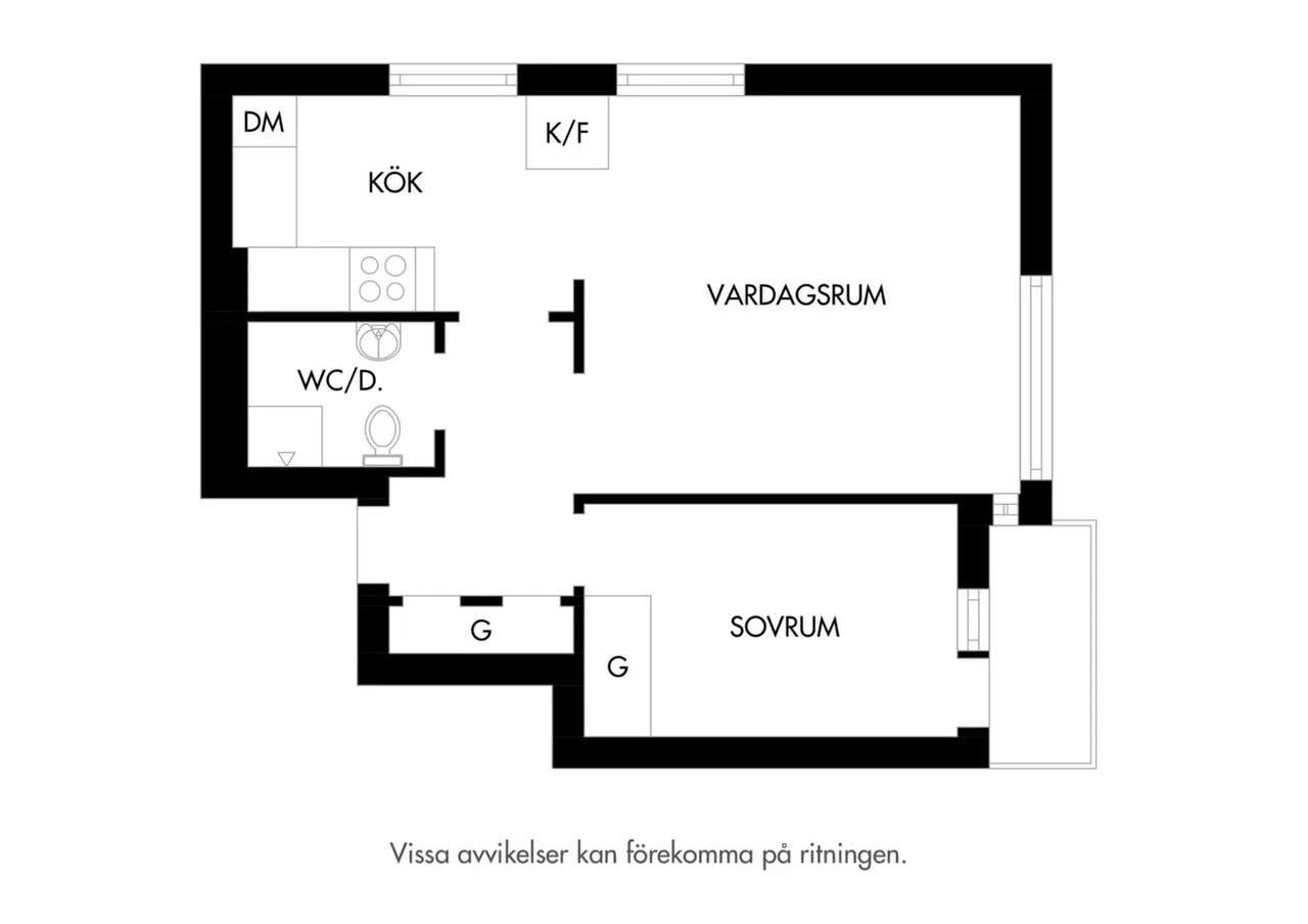 Floor plan for Ellstorpsgatan 4A