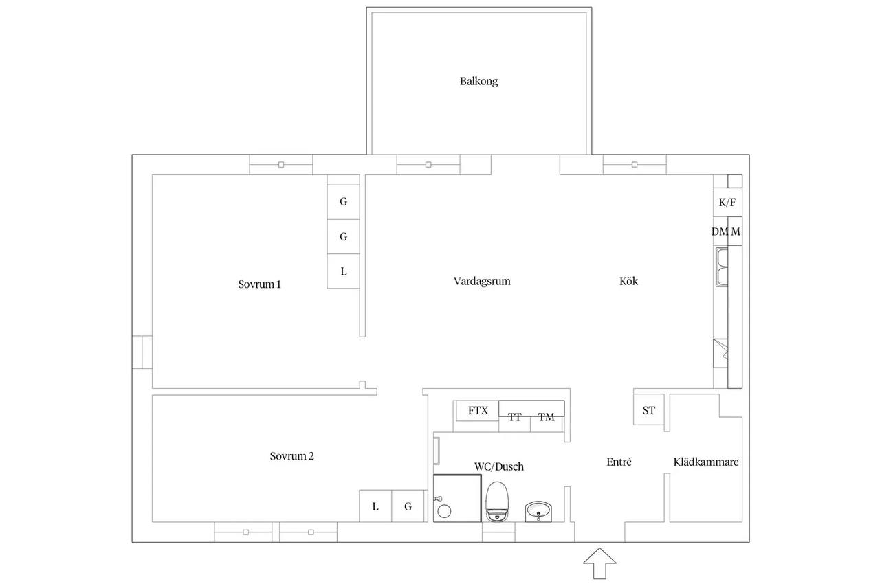 Floor plan for Odlingsgatan 119