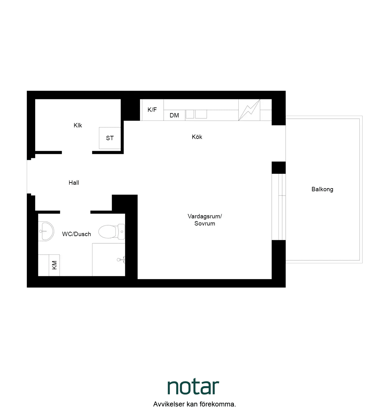 Floor plan for Väverigatan 1