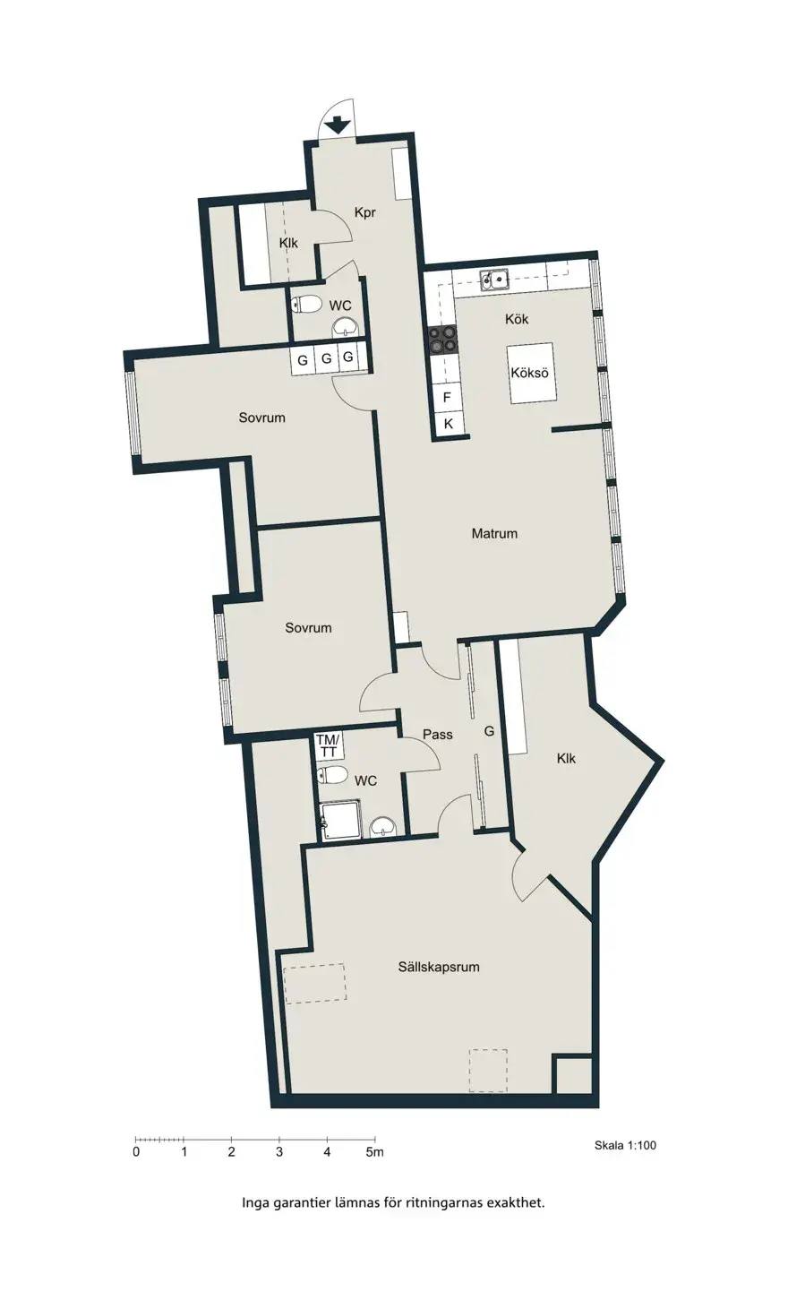 Planritning för Nygatan 14