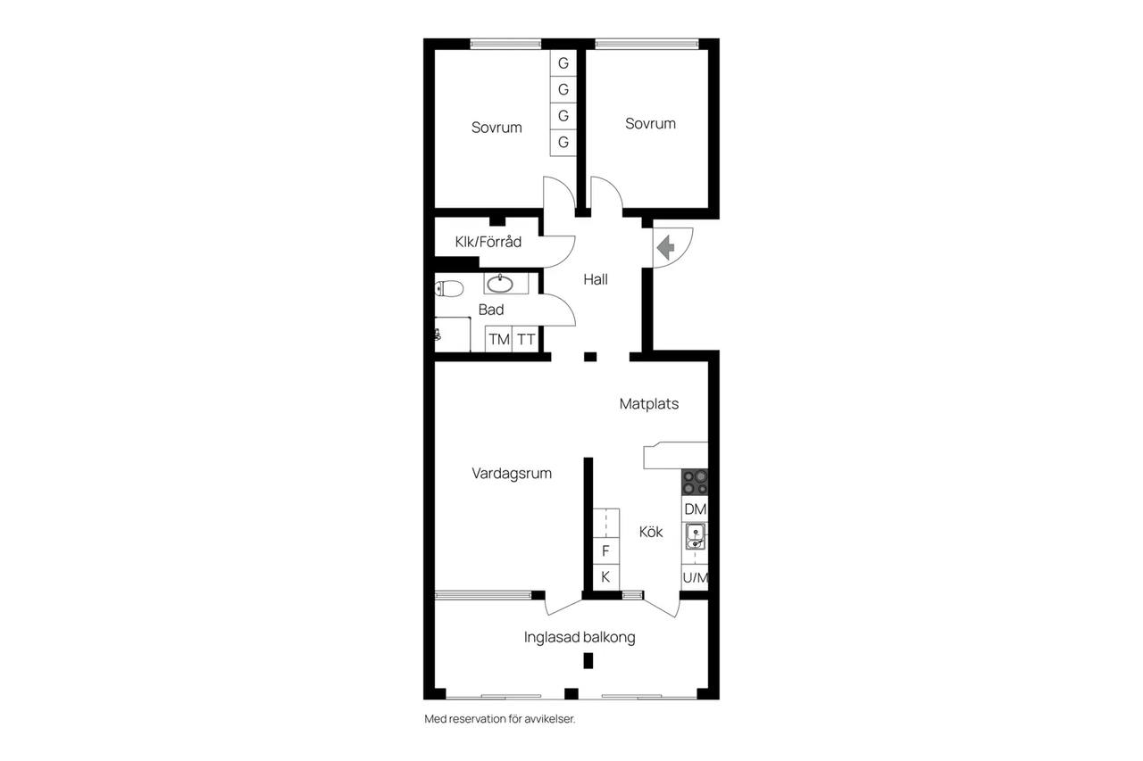 Floor plan for Hallasvängen 11 A