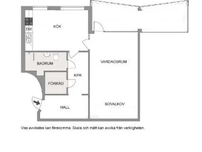 Floor plan for Sleipnervägen 63