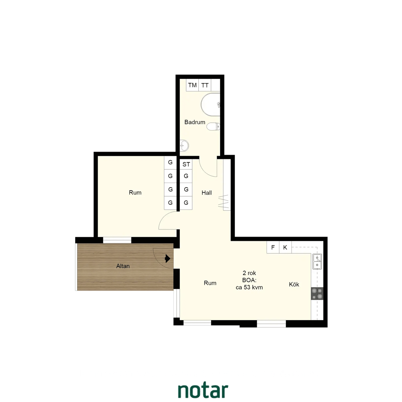 Floor plan for Skäcklingevägen 91A