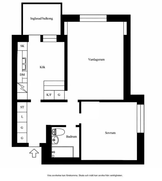 Planritning för Rekylgatan 14