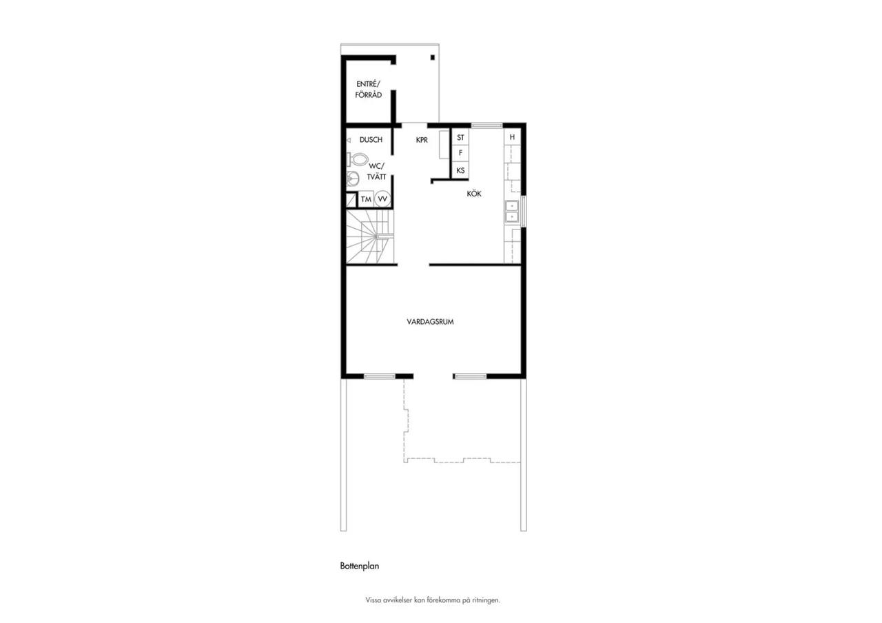 Floor plan for Lönnkrogsvägen 4A
