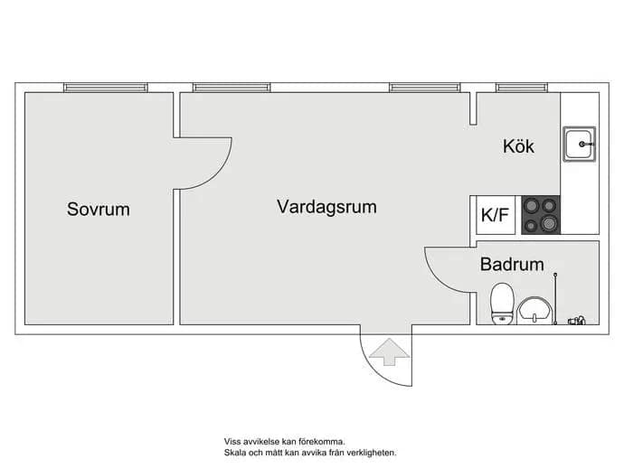 Floor plan for Klarabergsvägen 24A