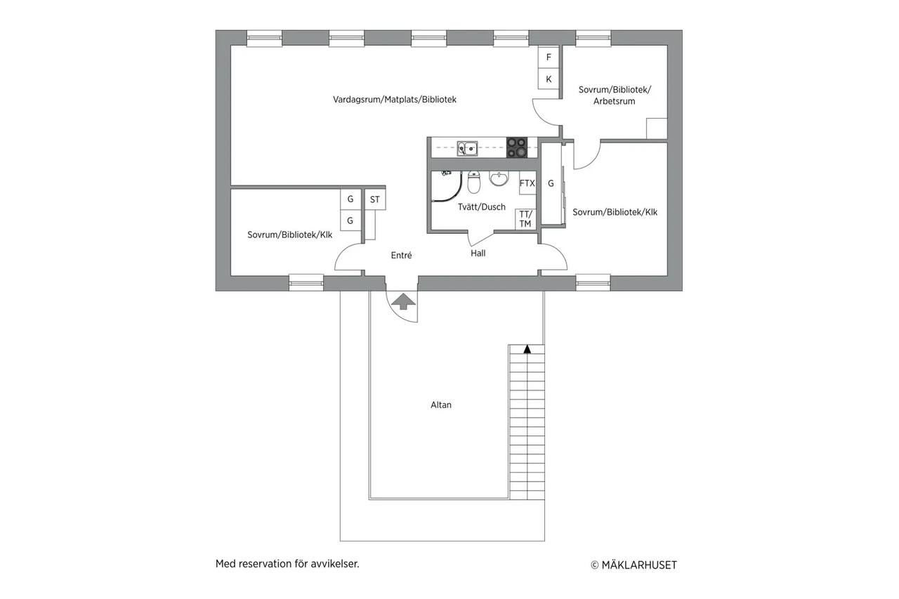 Floor plan for Terra Novavägen 132