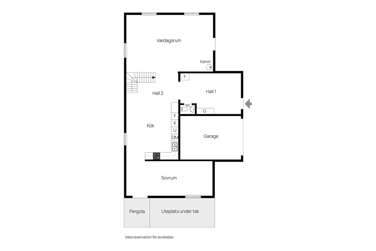 Floor plan for Etelhem Kyrkeby 424