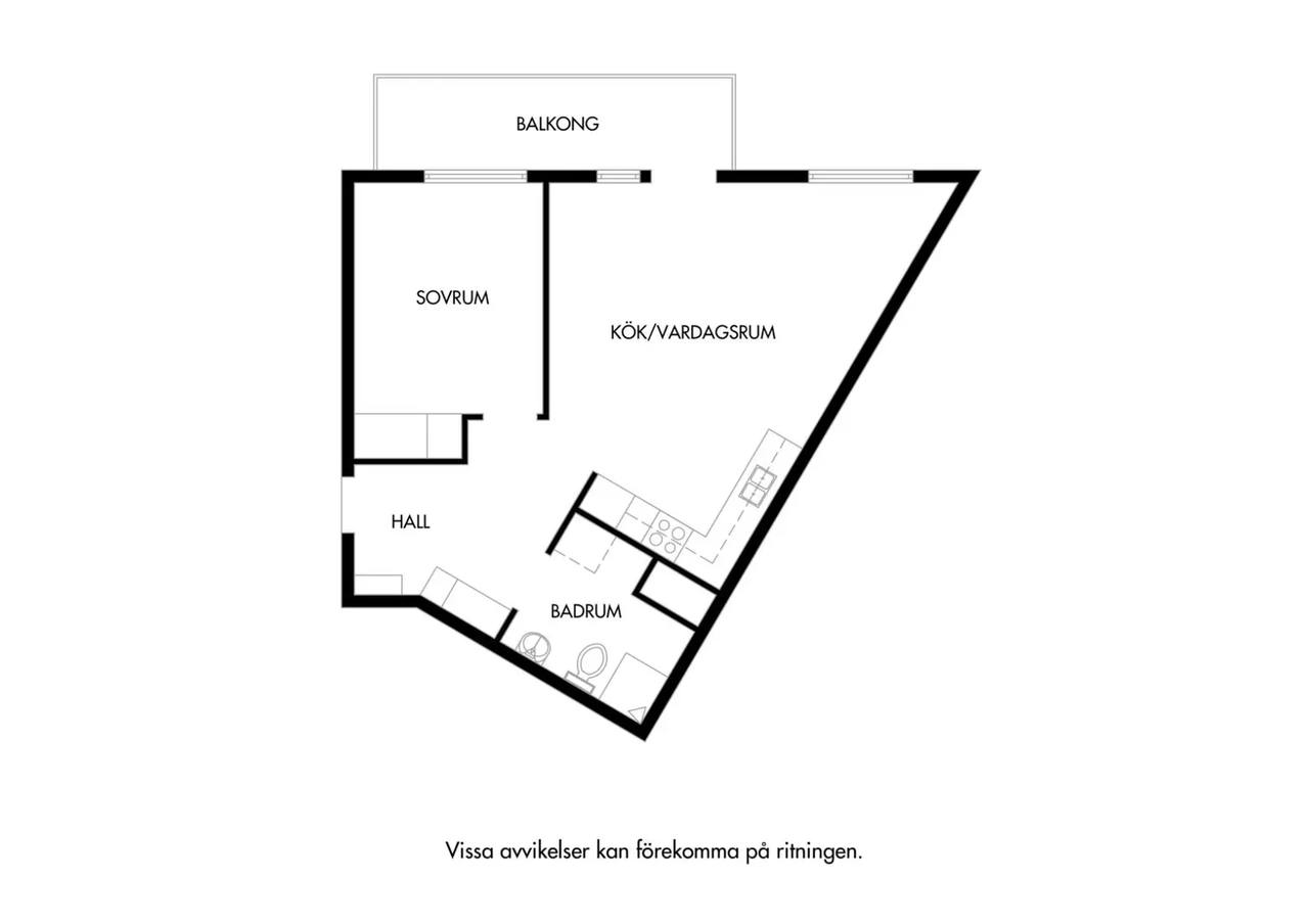 Floor plan for Lilla Varvsgatan 15