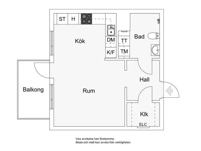 Floor plan for Råckstavägen 27 2tr
