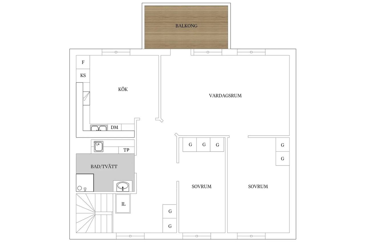 Floor plan for Sofiebergsvägen 25