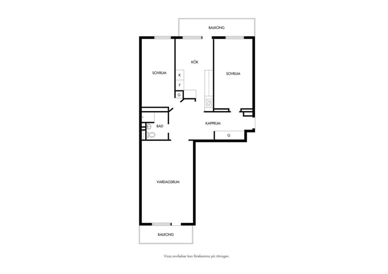 Floor plan for Per Albin Hanssons väg 56B