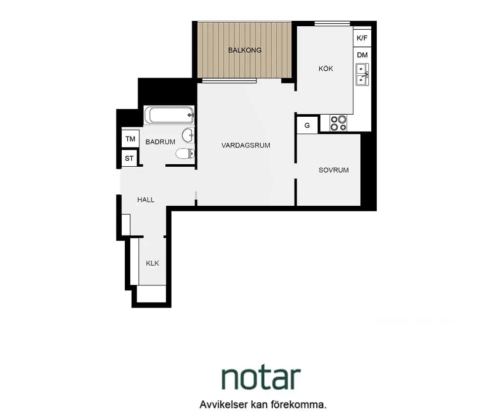 Floor plan for Fatburs Kvarngata 28