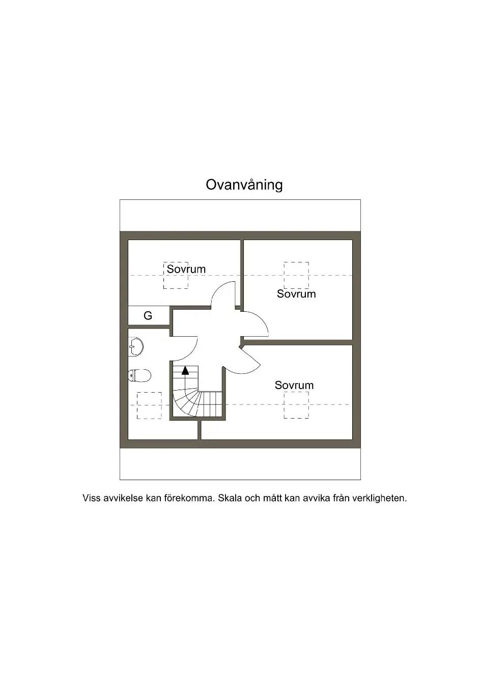 Floor plan for Williams väg 17C