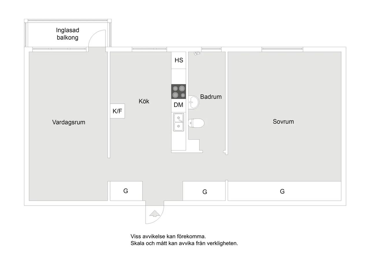 Floor plan for Höglundavägen 15