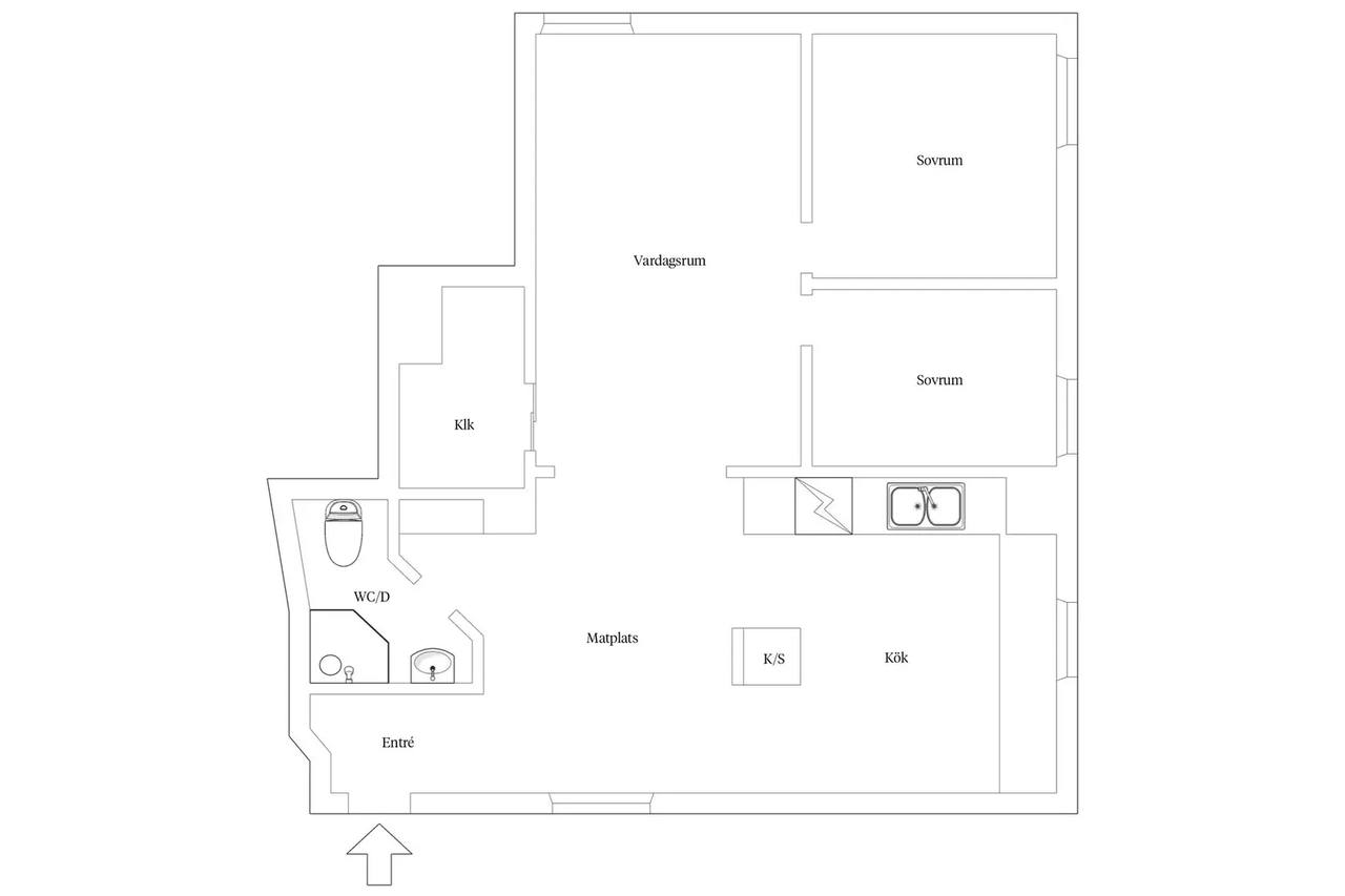 Floor plan for Stopvägen 20