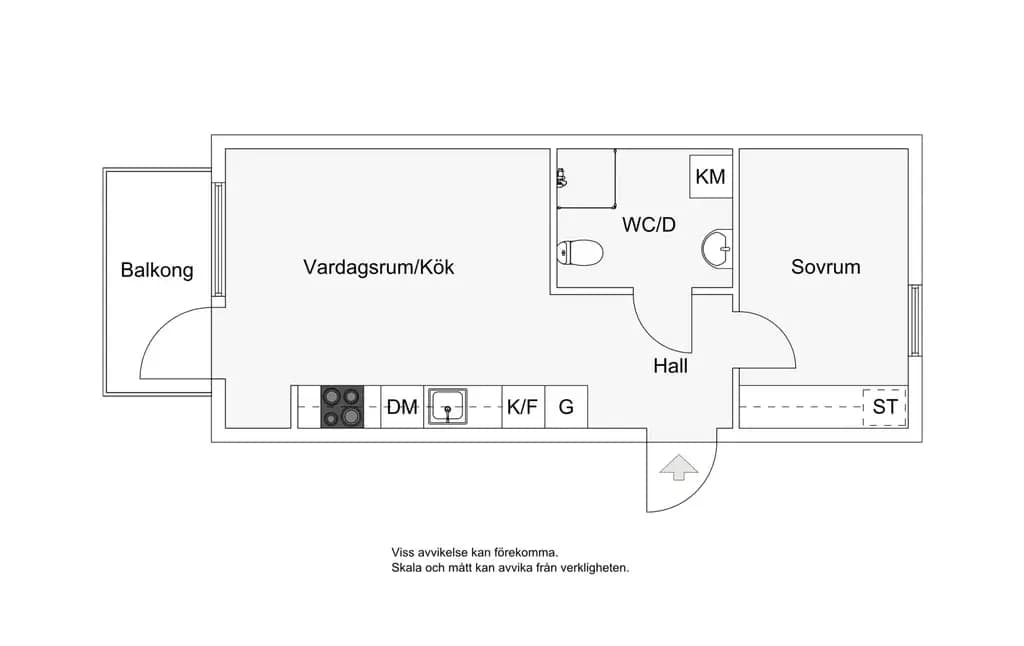 Floor plan for Gaffelseglet 37