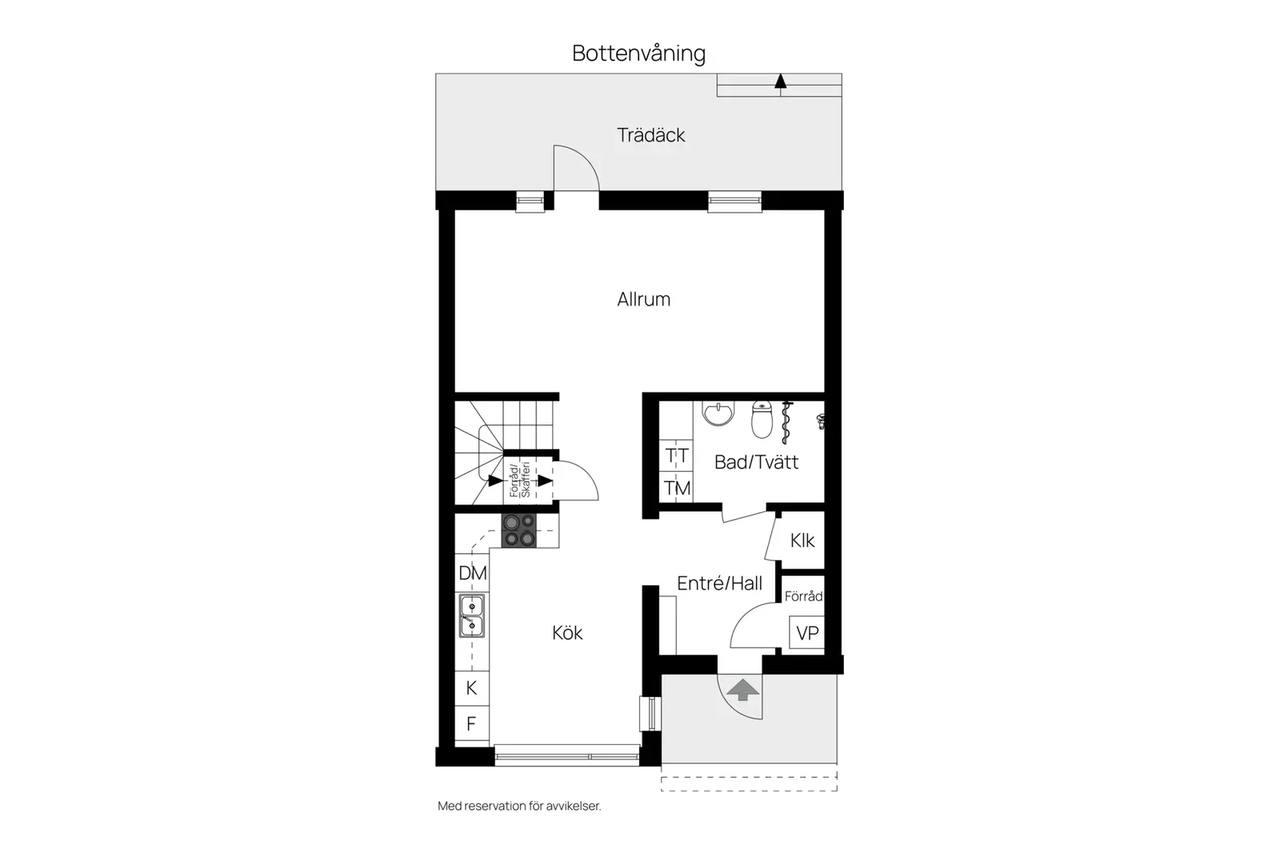 Floor plan for Rotslingan 5 C