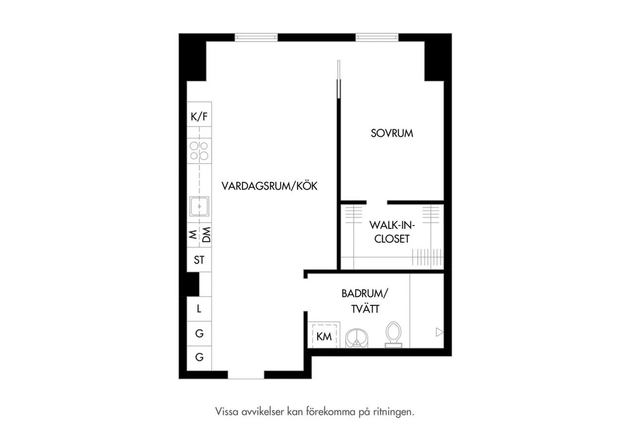 Planritning för Lodjursstråket 1