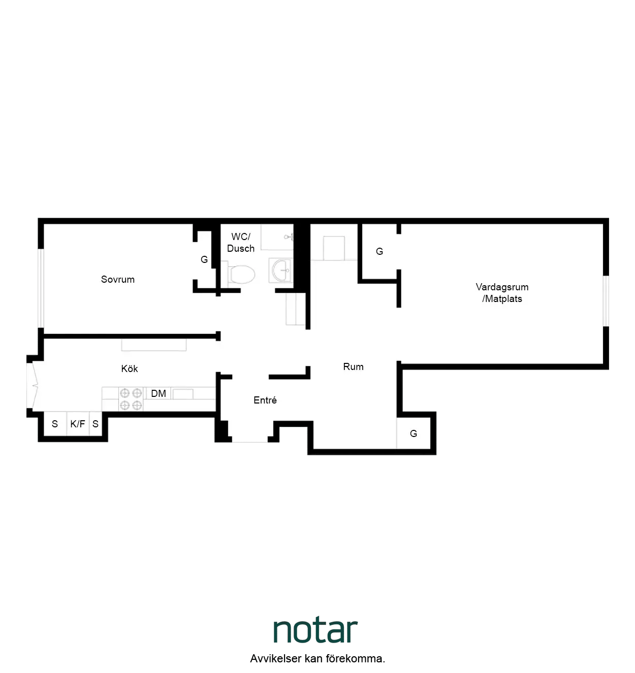 Floor plan for Stureparken 7