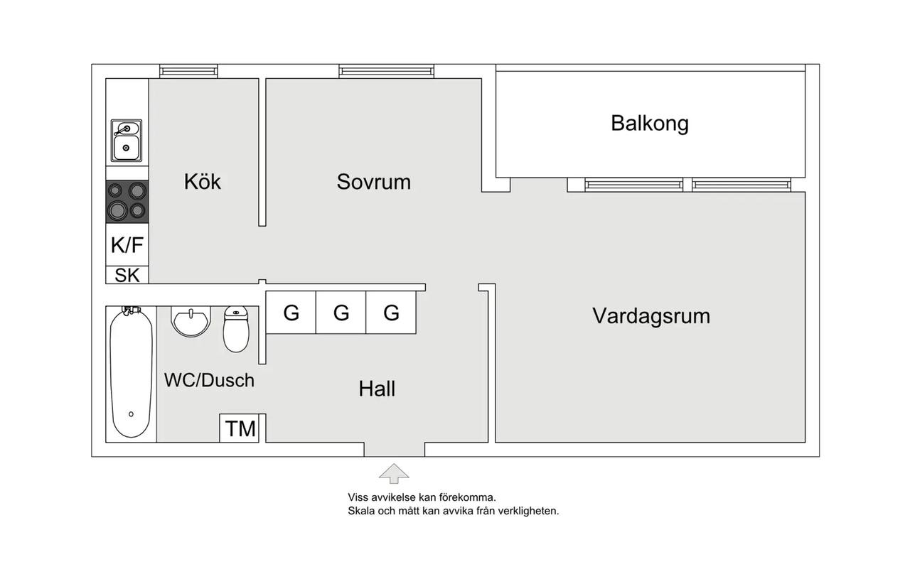 Planritning för Stamgatan 7, SV