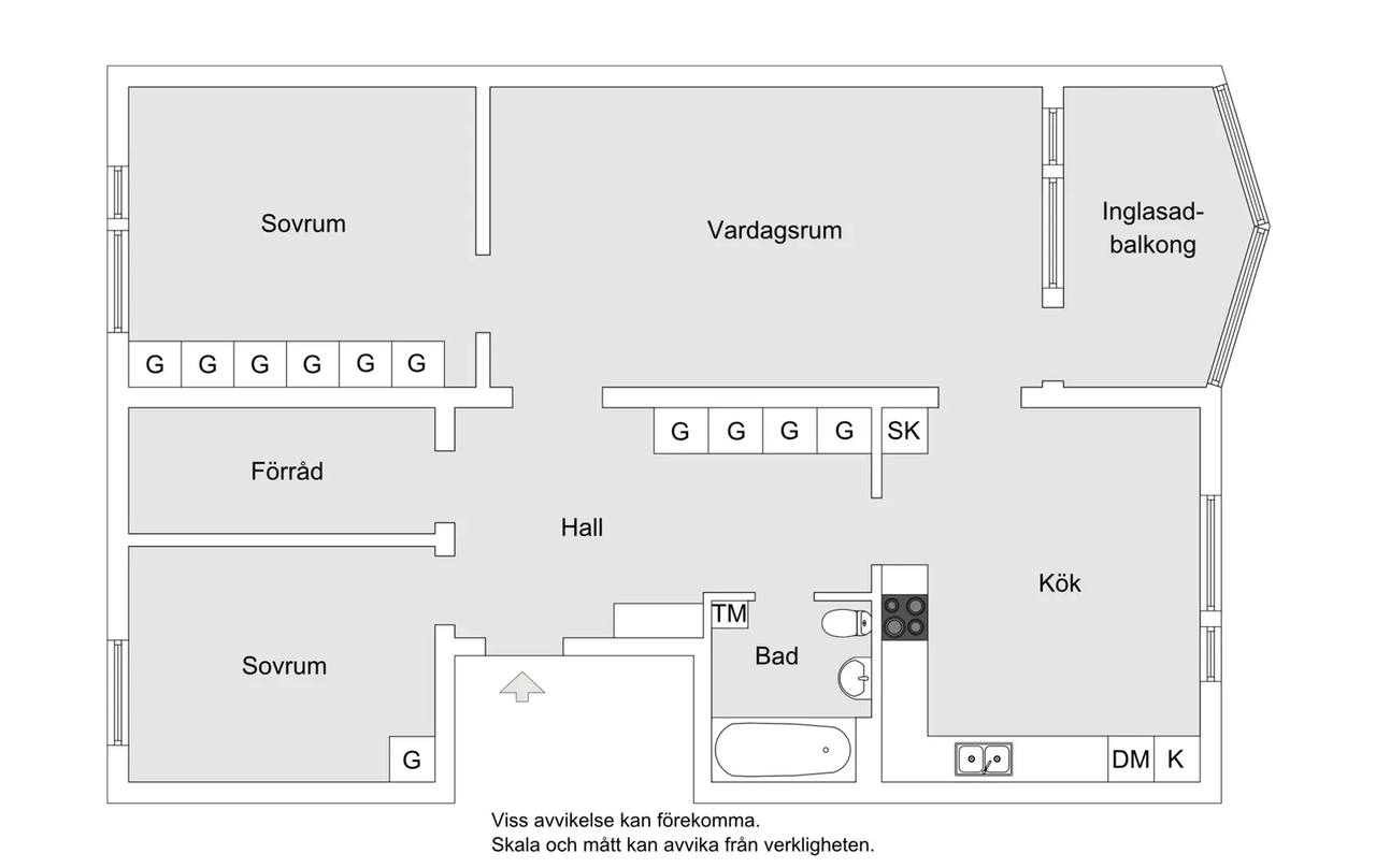 Floor plan for Tvillingarnas gata 342