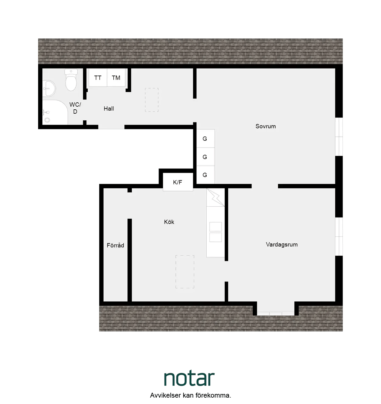 Planritning för Stålbrogatan 6A