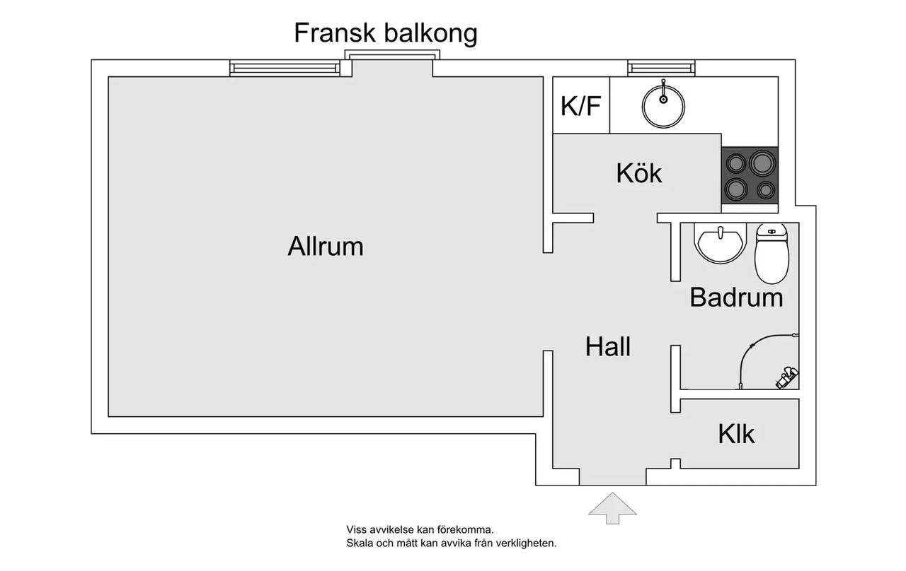 Floor plan for Svalvägen 3