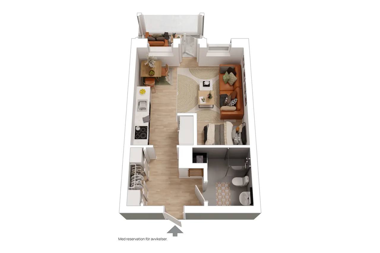 Floor plan for Förmansgatan 20
