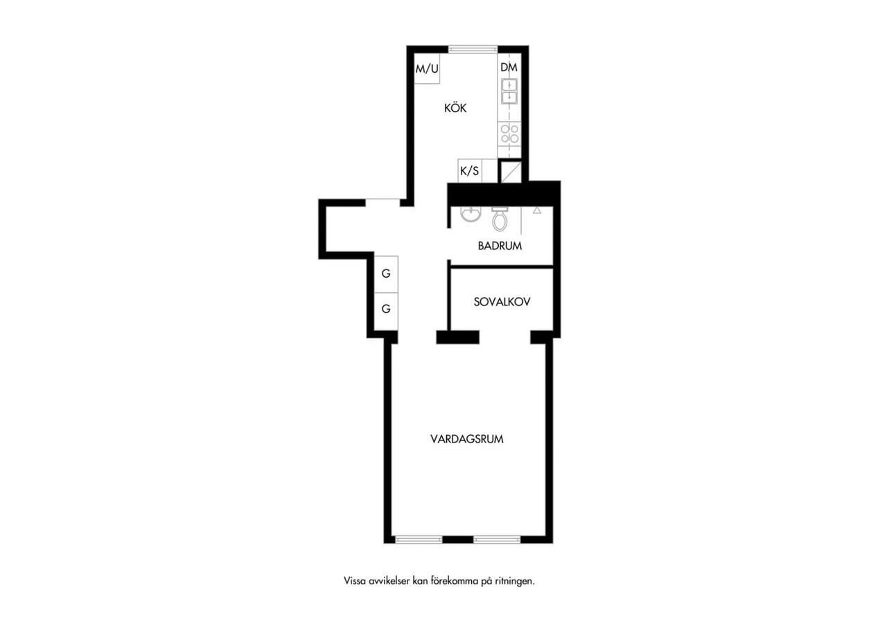 Floor plan for Konduktörsgatan 5