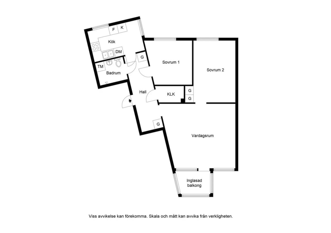 Planritning för Östra Bergsgatan 35