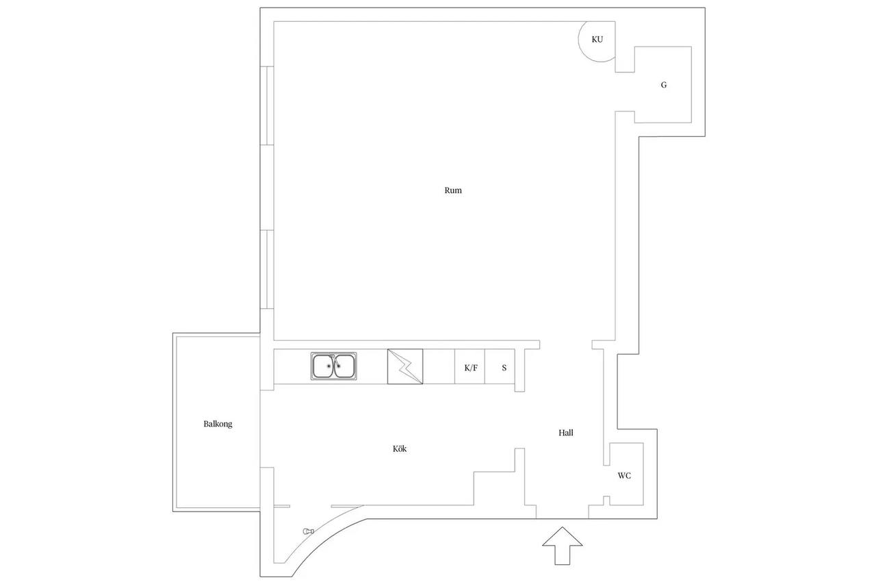 Floor plan for Åsögatan 157