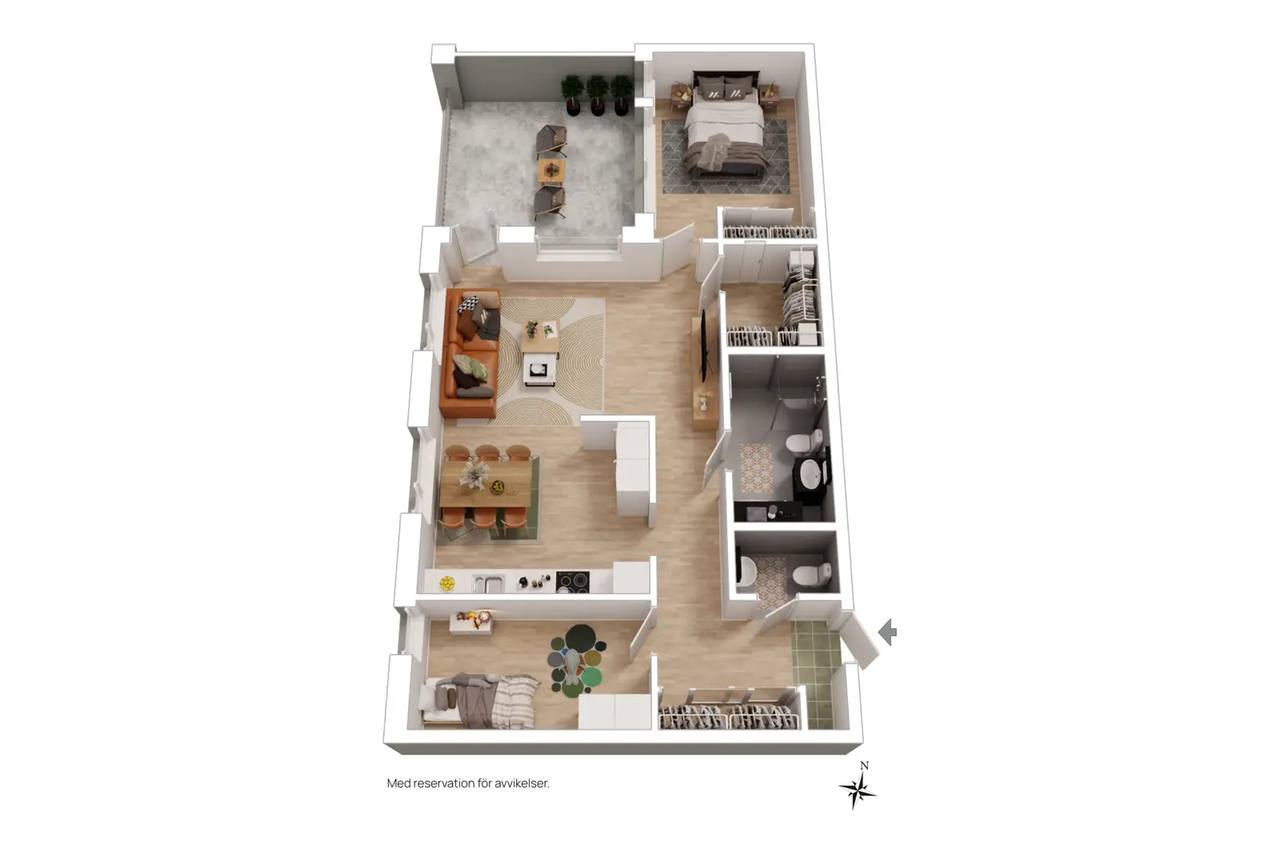 Floor plan for Förmansgatan 18