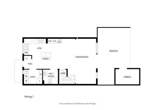 Floor plan for Vindögats väg 1B