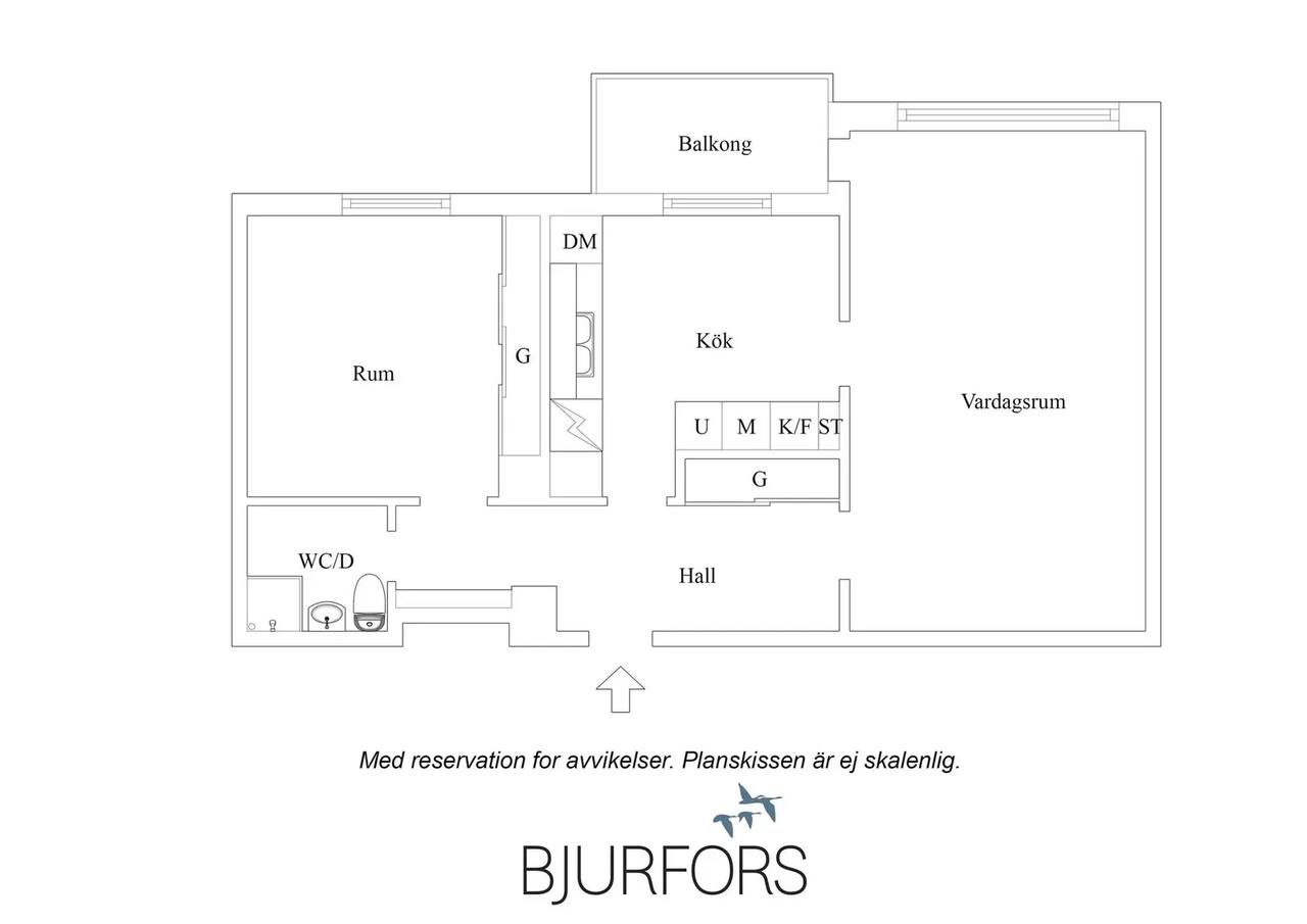 Floor plan for Ankdammsgatan 29