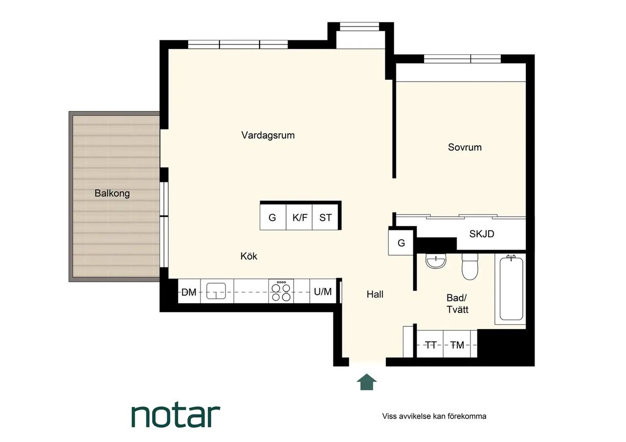 Floor plan for Forskargränd 8