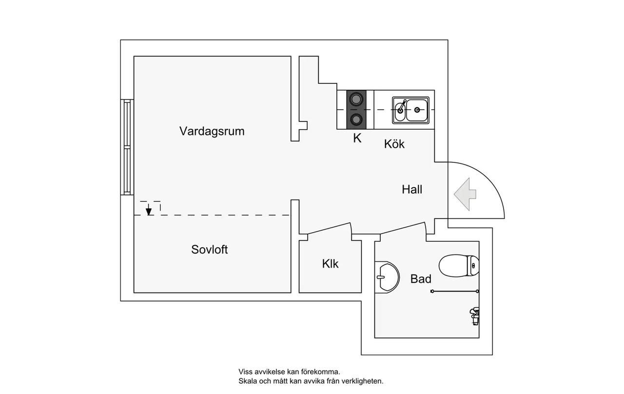 Planritning för Grafikvägen 11, 3 tr