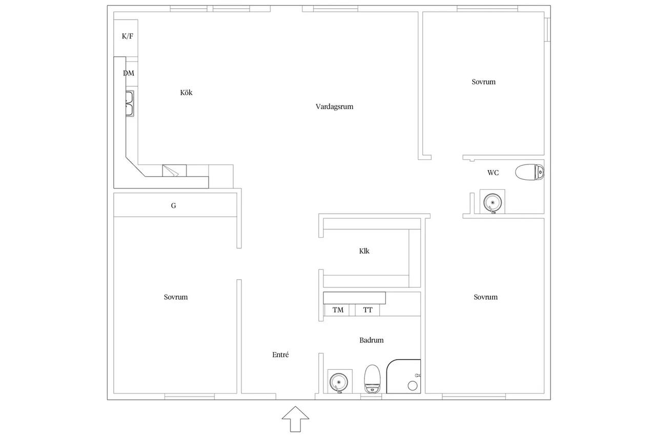 Floor plan for Boxarringen 5
