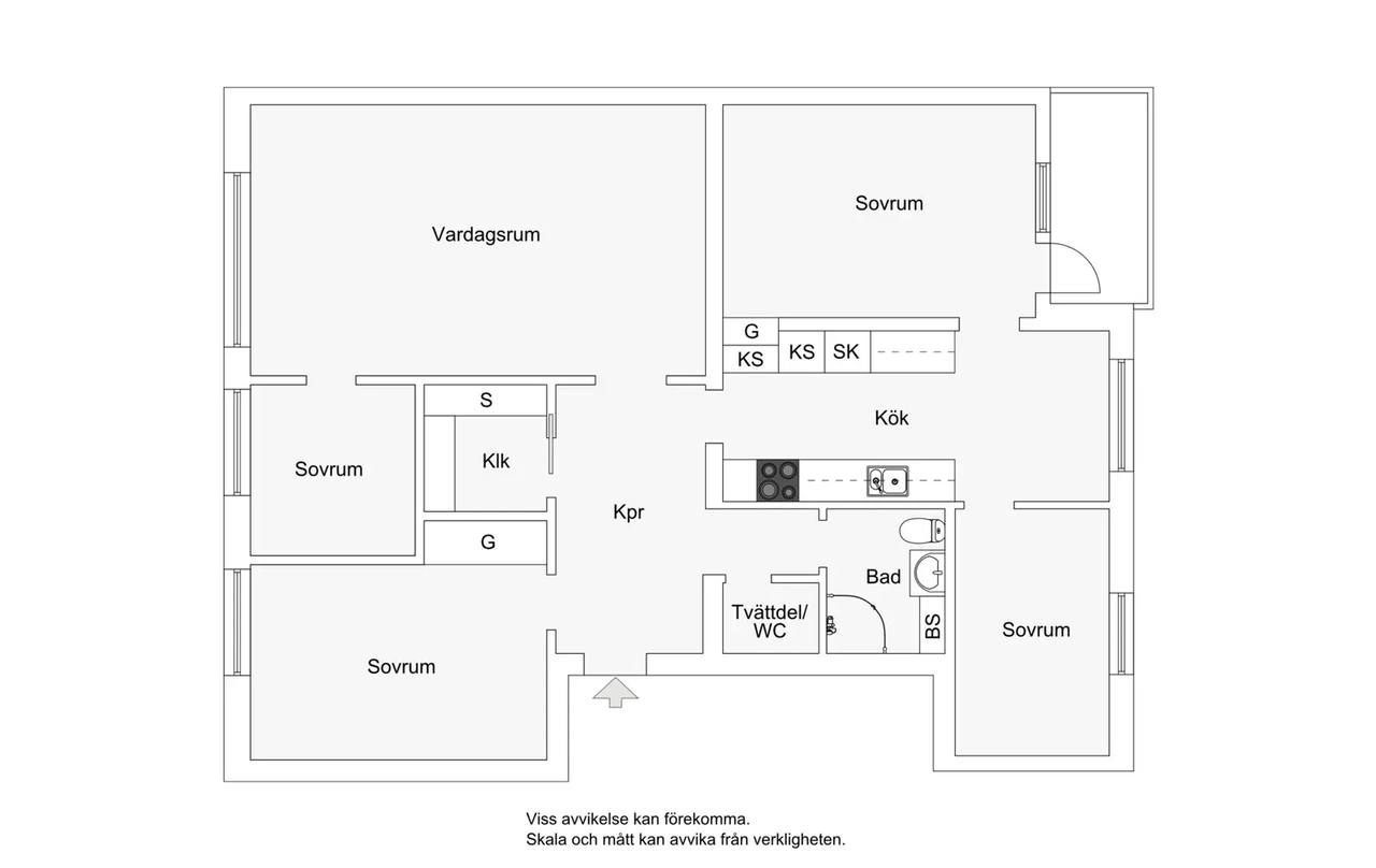 Floor plan for Ringvägen 73