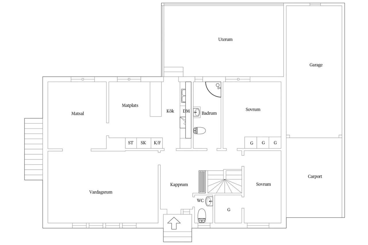 Floor plan for Muraregränd 17