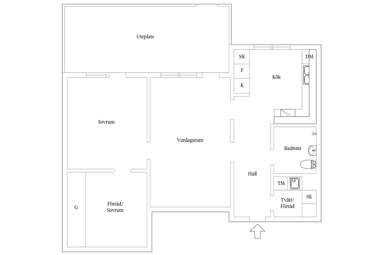 Floor plan for Ålegårdsgatan 255