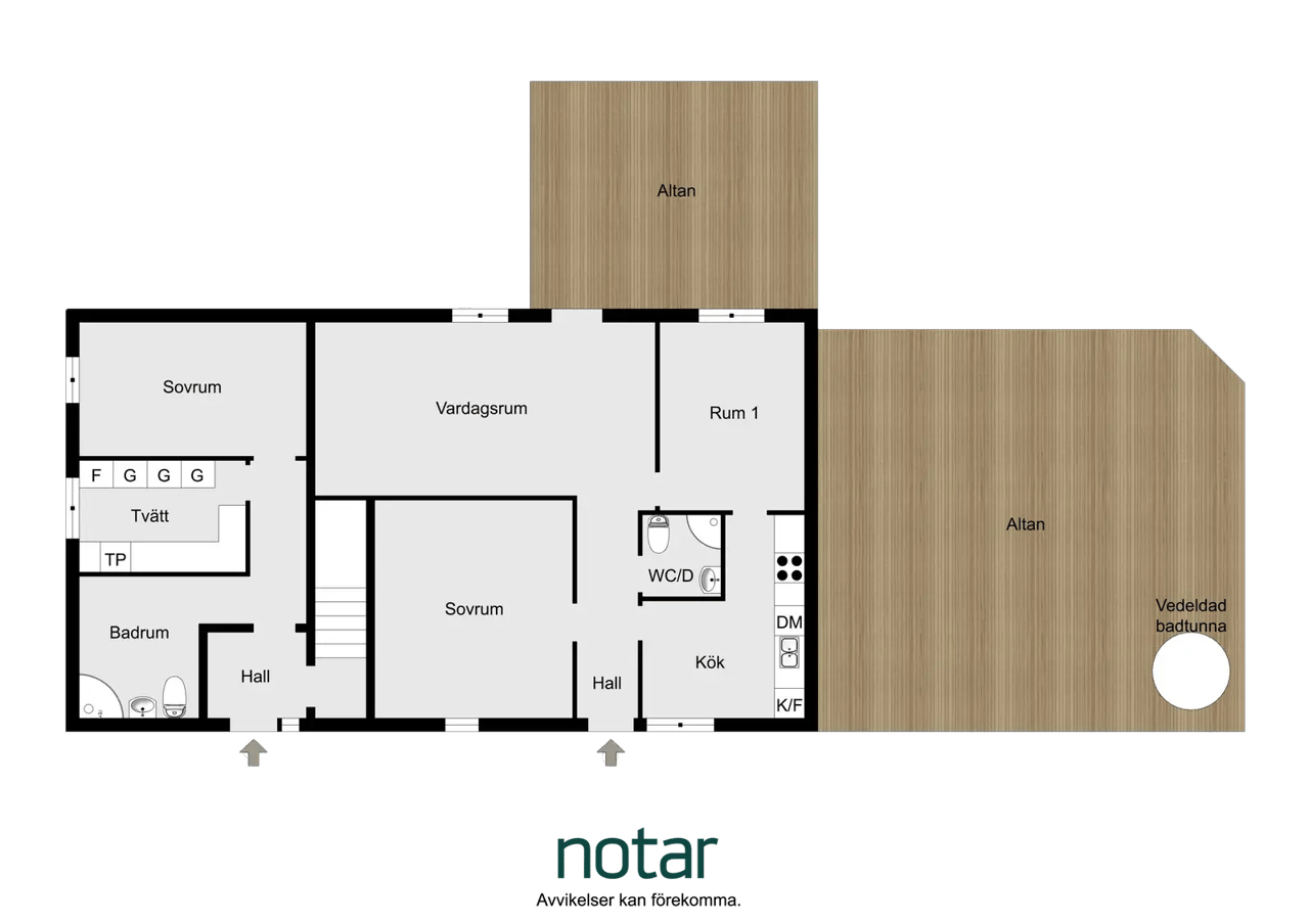 Floor plan for Ekebäcken Gamla Affären 1
