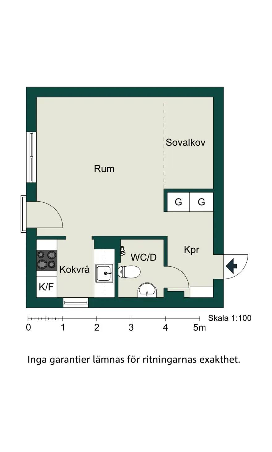 Floor plan for Gethes väg 2