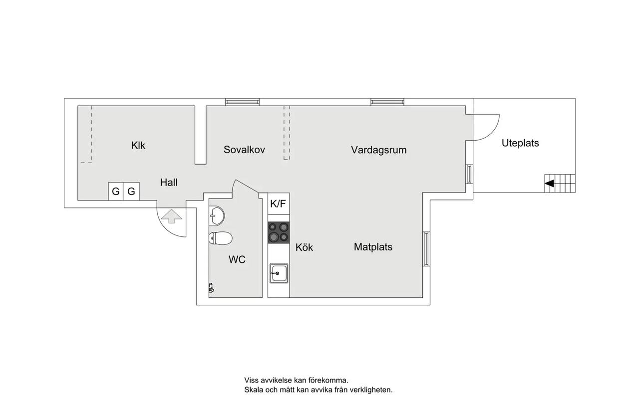 Planritning för Talmansgränd 3