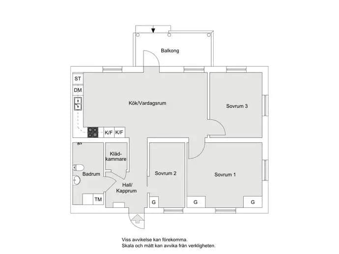 Floor plan for Fältstensvägen 66