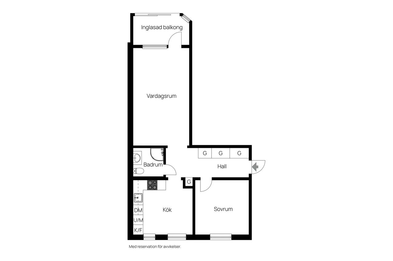 Floor plan for Tallvägen 13